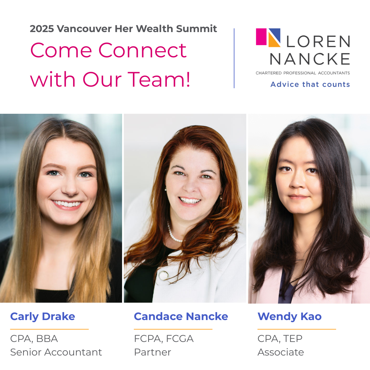 Loren Nancke at the 2025 Vancouver Her Wealth Summit